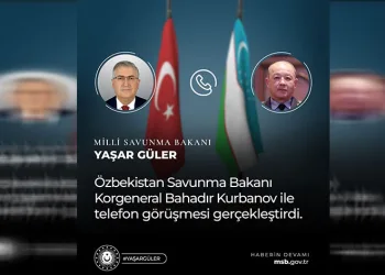 Bakan Güler, Özbek mevkidaşı ile görüştü