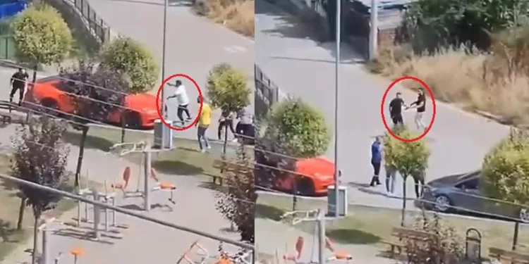 Çocuk parkında silahlı dehşet