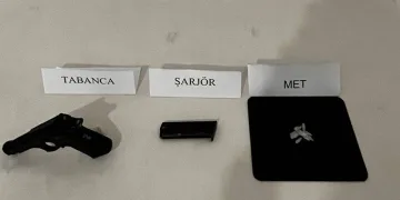 Uyuşturucu ve tabanca ele geçirildi