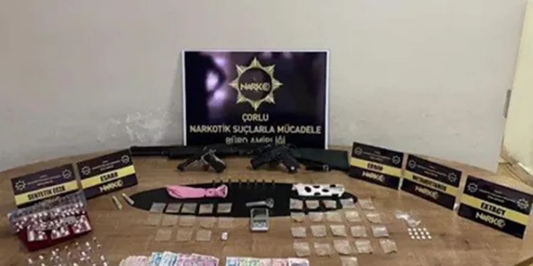 Tekirdağ’da uyuşturucu operasyonu
