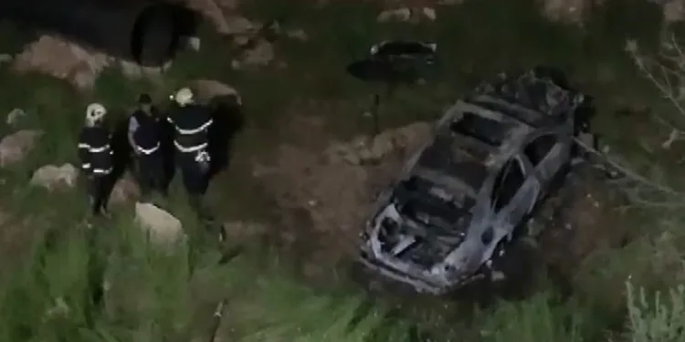 Yanan araçta ölü sayısı 2’ye yükseldi