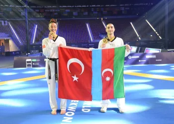 26. Dünya Tekvando Şampiyonası’nda Hakan Reçber ve Nafia Kuş’tan çifte altın madalya