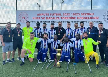 Amputede Şahinbey’e çifte kupa