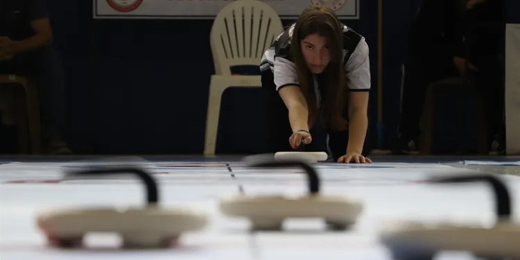 Floor Curling Gençler Türkiye Şampiyonası Karaman’da başladı