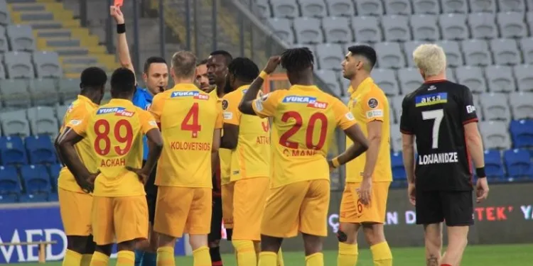 Kayserispor’un kart raporu