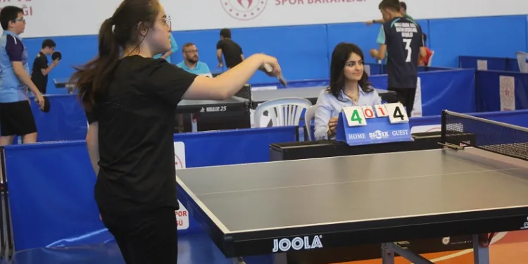 Özel sporcular Masa Tenisi Türkiye Şampiyonası Nevşehir’de yapılıyor