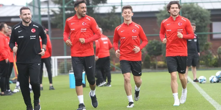 A Milli Futbol Takımı, Letonya maçı hazırlıklarını sürdürdü