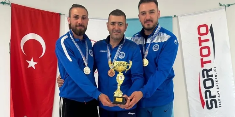 Türkiye Trap Şampiyonası’nda madalyaların tek sahibi Kağıtspor