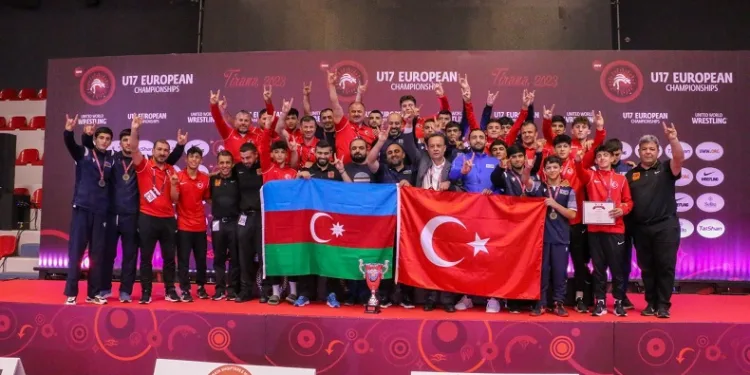 U17 Avrupa Güreş Şampiyonası’nda millilerden 14 madalya