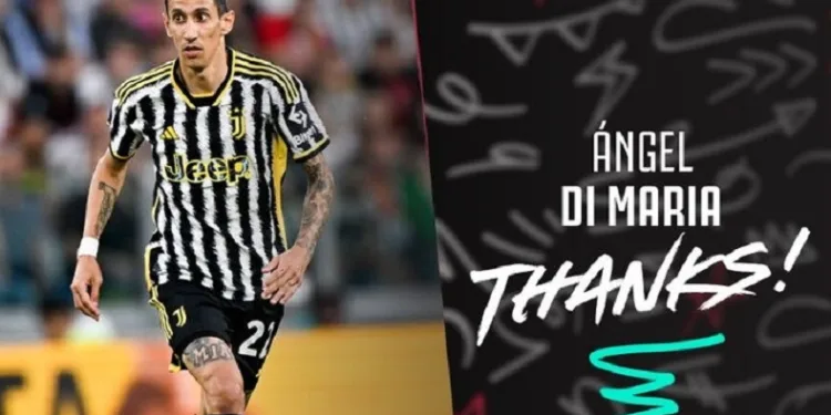 Juventus’tan Angel Di Maria’ya teşekkür