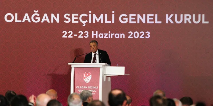 Beşiktaş Başkanı Ahmet Nur Çebi: “Son 1 senede TFF ile Beşiktaş arasında huzursuz bir süreç yaşanmıştır”