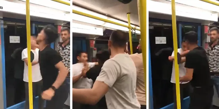 ‘Yan baktı’ meselesinde yumruklar konuştu