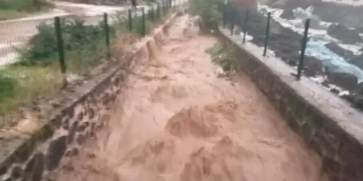 Sel nedeniyle evleri su bastı