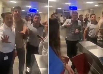 Marmaray’da köpek tartışması