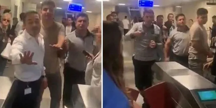 Marmaray’da köpek tartışması
