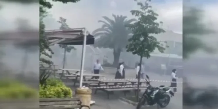 Tıp Fakültesi’nde yangın paniği