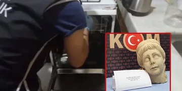 Bulaşık makinesinden kir değil, tarihi eser çıktı