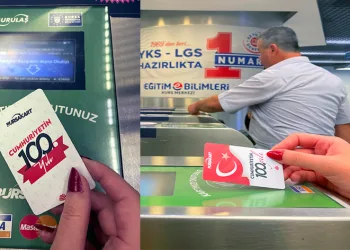 Bu ulaşım kartları 100. yıla özel