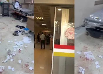 Doktoru darp edip, hastaneyi karıştırdılar