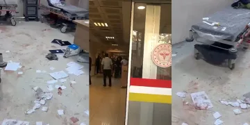 Doktoru darp edip, hastaneyi karıştırdılar