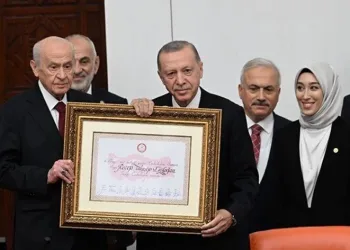Cumhurbaşkanı Erdoğan, Meclis’te yemin etti