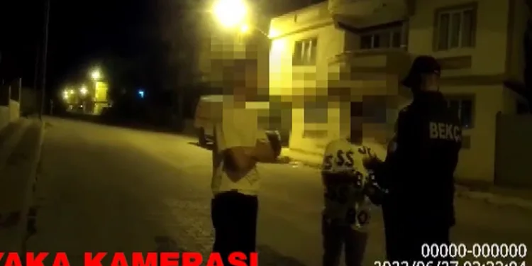 Bekçiler asayiş uygulaması yaptı