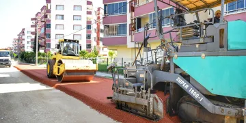 Yenişehir’de asfaltlama çalışmaları devam ediyor
