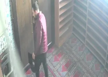 Camide para ve monitör hırsızlığı