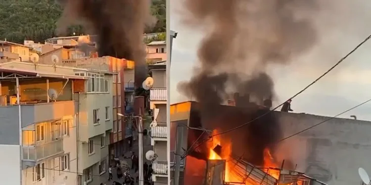 Kundaklama iddiası mahalleyi karıştırdı