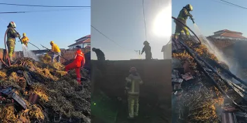 Bursa’da çiftlikte korkutan yangın