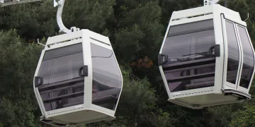 Teleferik vatandaşların hizmetine açıldı