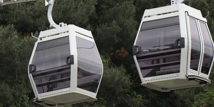 Teleferik vatandaşların hizmetine açıldı