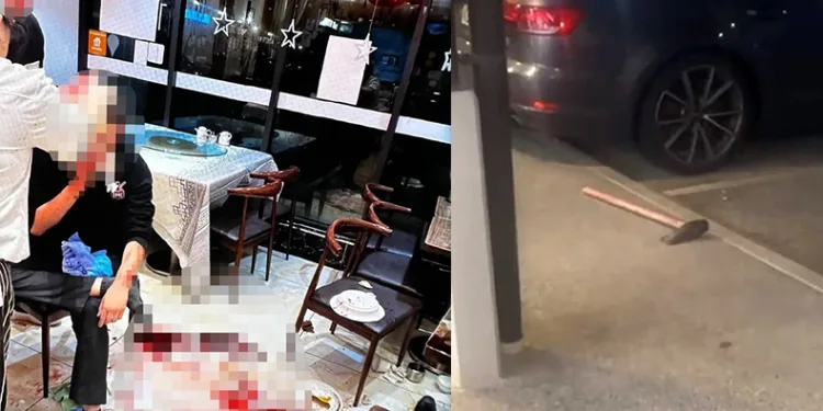 Çin restoranlarına baltalı saldırı