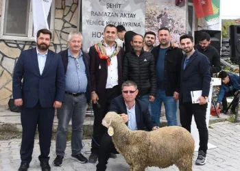 Ağalık yarışında kuzu rekor fiyata satıldı