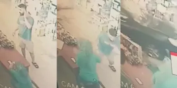 Fren yerine gaza basınca markete daldı