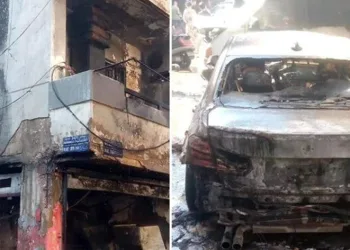 Jeneratör yandı, sokak savaş alanı oldu