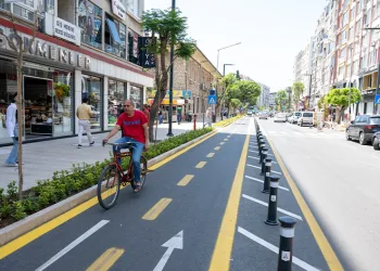125 kilometre bisiklet yolu yapıldı
