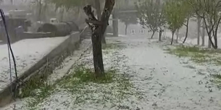 Haziran ayında etkili olan dolu yağışı