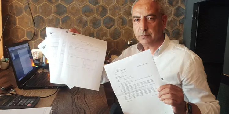 Bursa’da 22 kuruşluk icra şoku