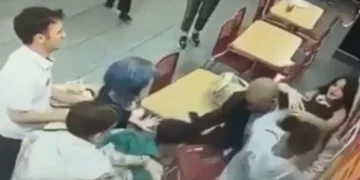 Tartışma boks ringine döndü