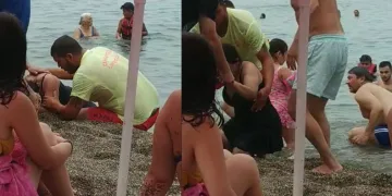 Boğulmaktan son anda kurtarıldı