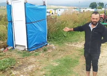 Bursa’da mevsimlik işçilerin çadırlarını su bastı