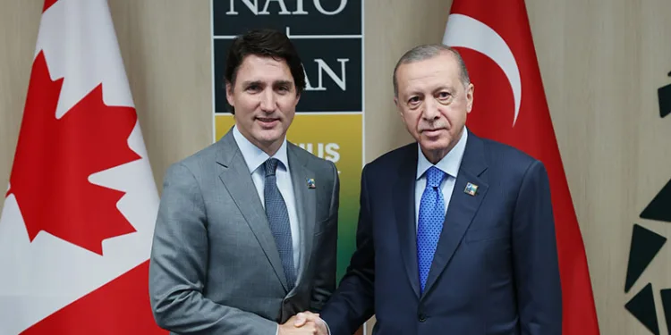 Cumhurbaşkanı Erdoğan, Trudeau ile görüştü
