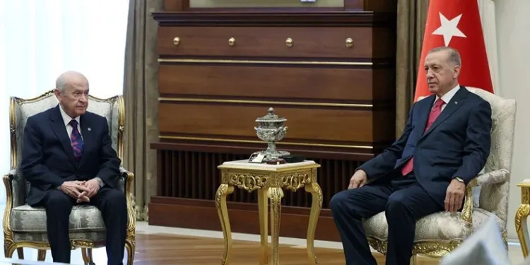 Cumhurbaşkanı Erdoğan Bahçeli ile görüştü