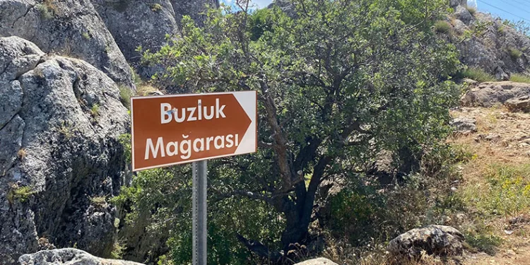 Bu mağarada soğuktan dayanılmıyor