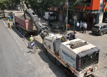 Teyyareci Mehmet Ali Caddesi yenileniyor