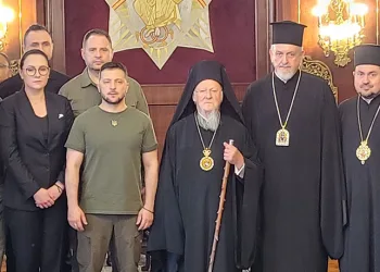 Zelenski, Bartholomeos’u ziyaret etti