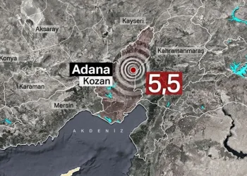 Adana’da 5.5 büyüklüğünde deprem