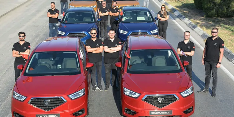 Milli ve yerli otomobil GÜNSEL KKTC’de tanıtıldı