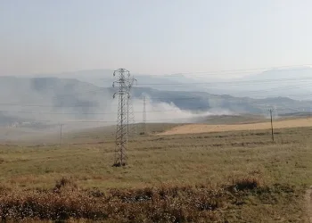 Safranbolu’da şehir çöplüğünde yangın